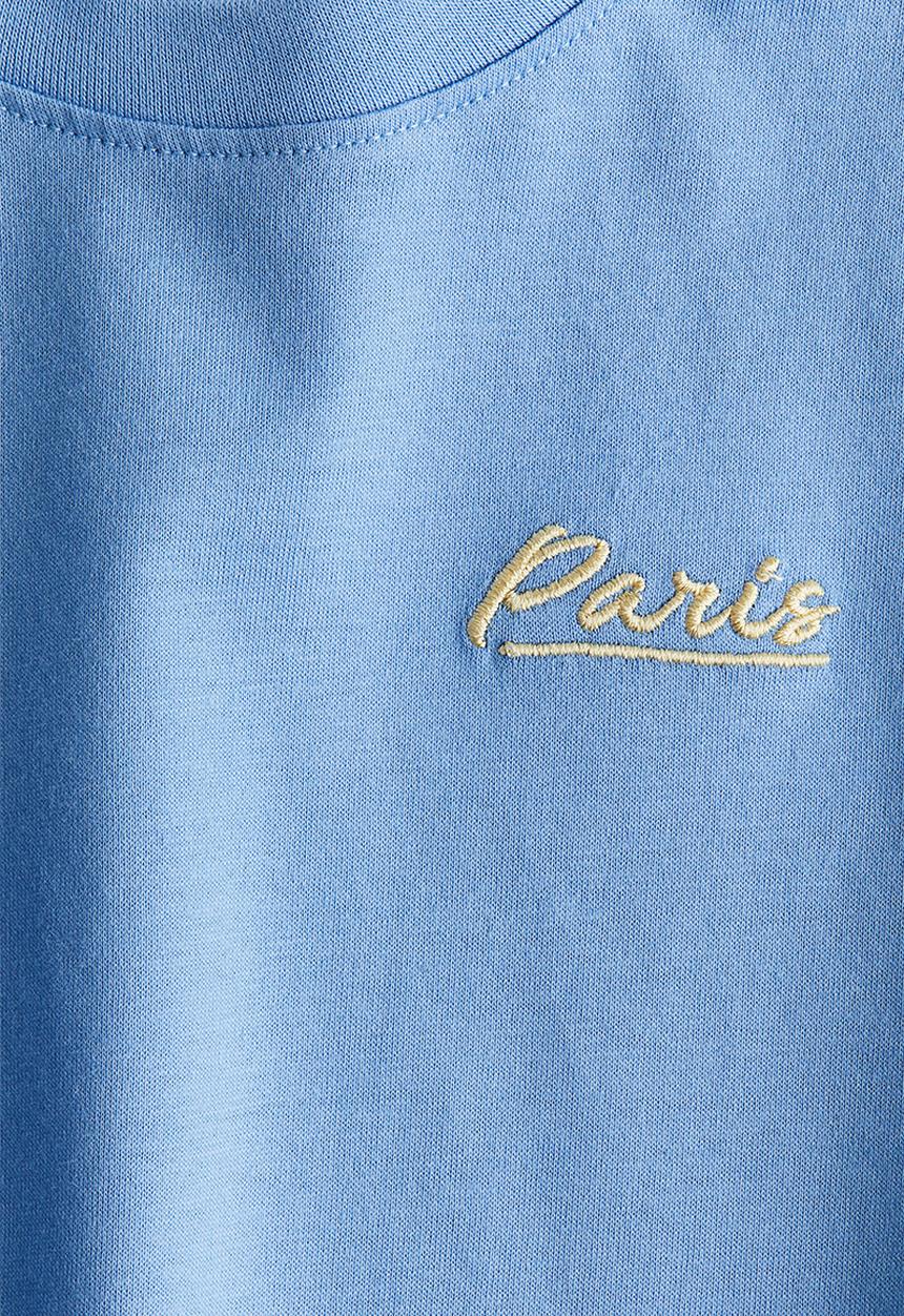 H&M - Printed T-shirt - blue/paris