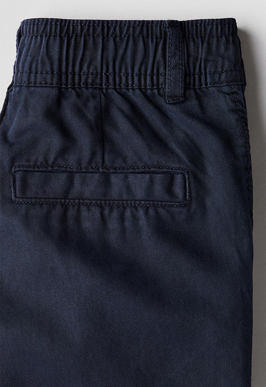 H&M - Loose-fit tapered twill chinos - navy blue