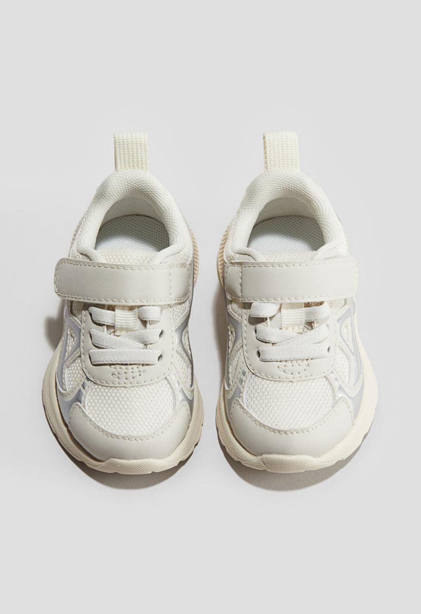 H&M - Trainers - white/silver-coloured 
