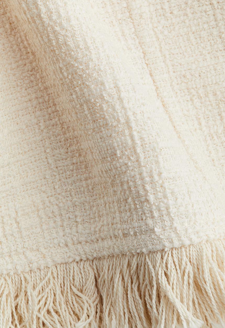 H&M - Bouclé mini dress - cream