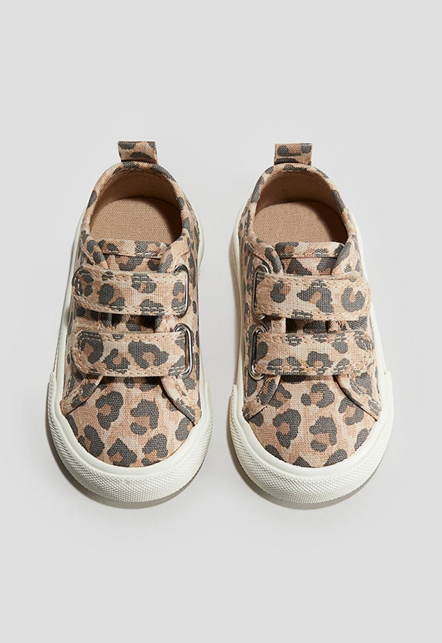 H&M - Cotton trainers - beige,multi