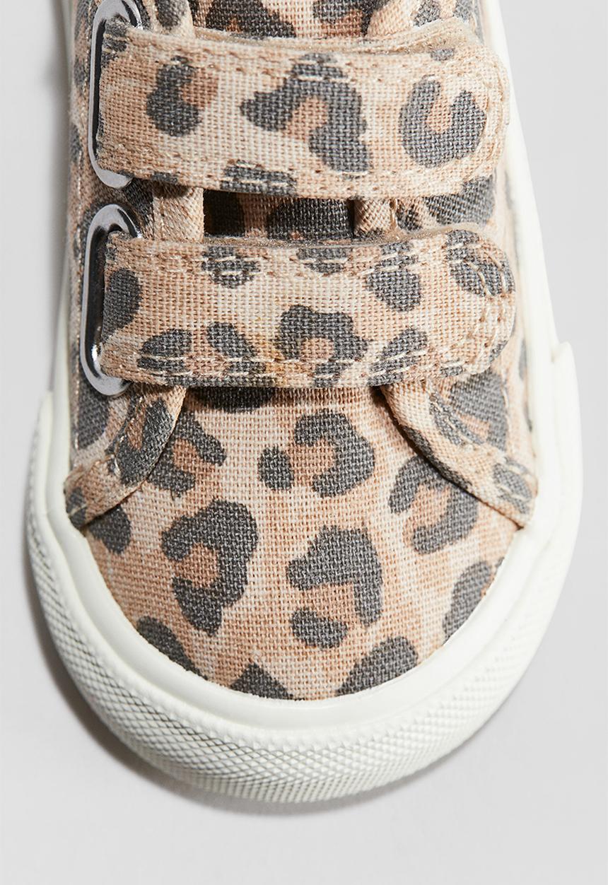 H&M - Cotton trainers - beige,multi