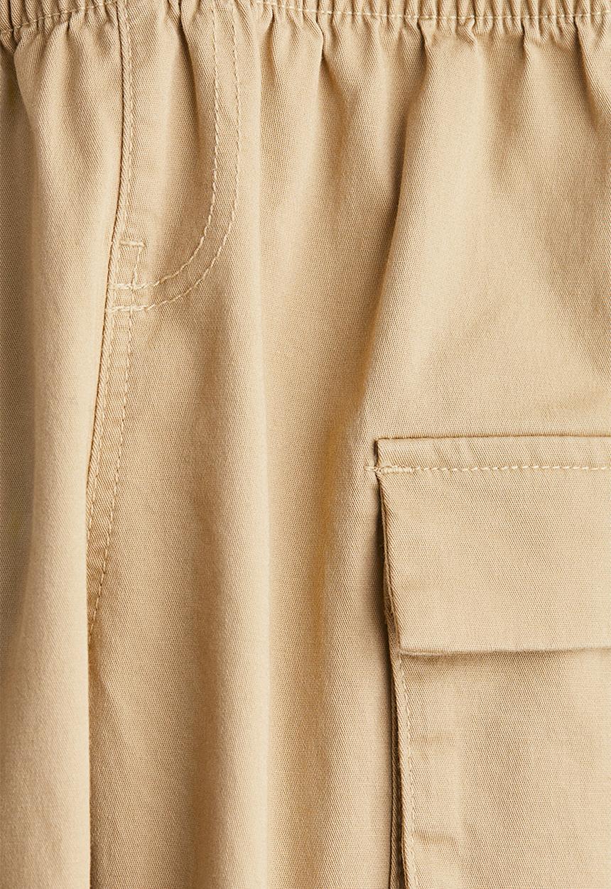 H&M - Cotton cargo trousers - beige