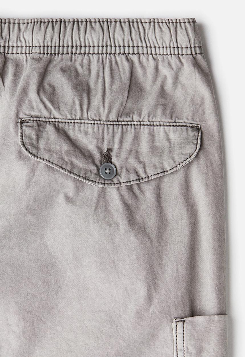 H&M - Loose fit parachute trousers - light grey