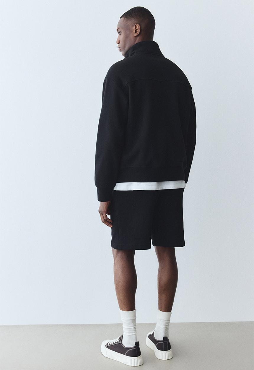 H&M - Relaxed fit shorts - black