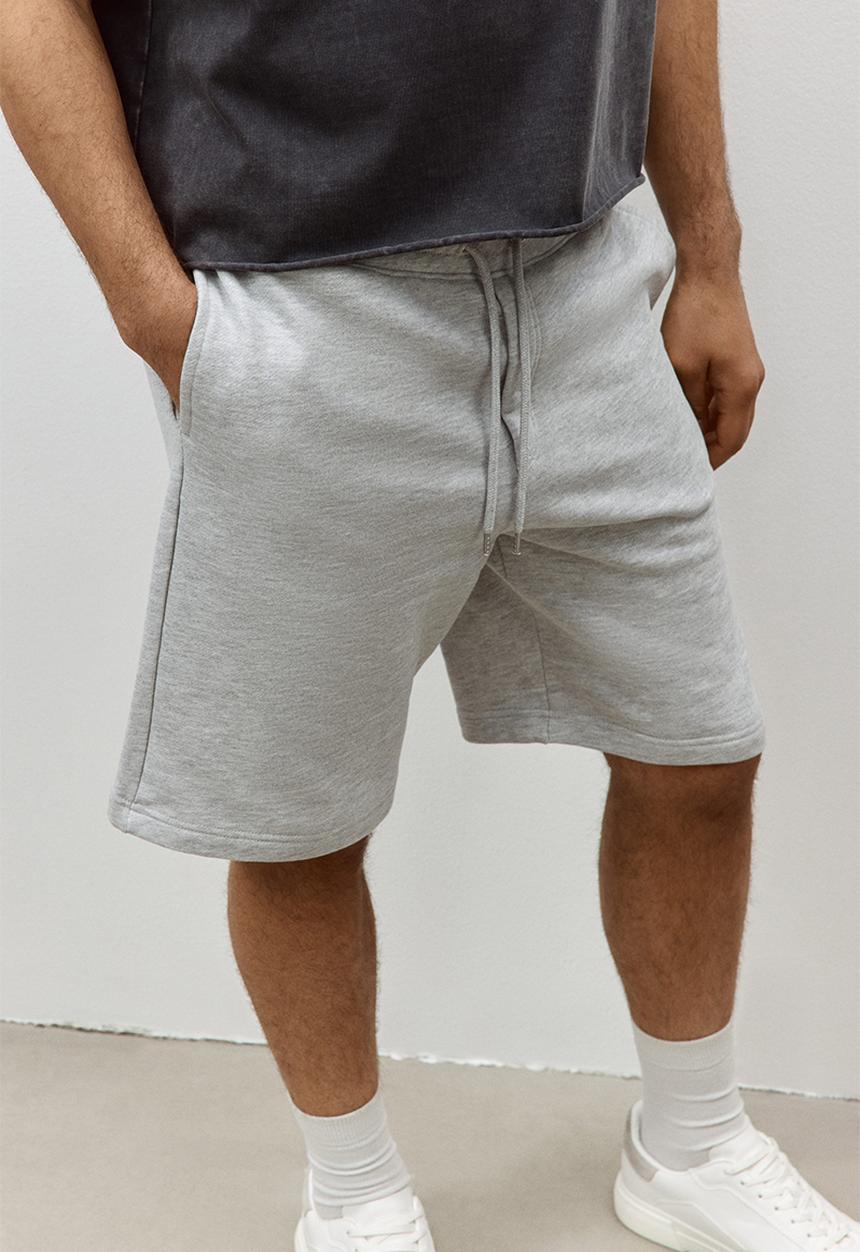 H&M - Relaxed fit shorts - grey marl