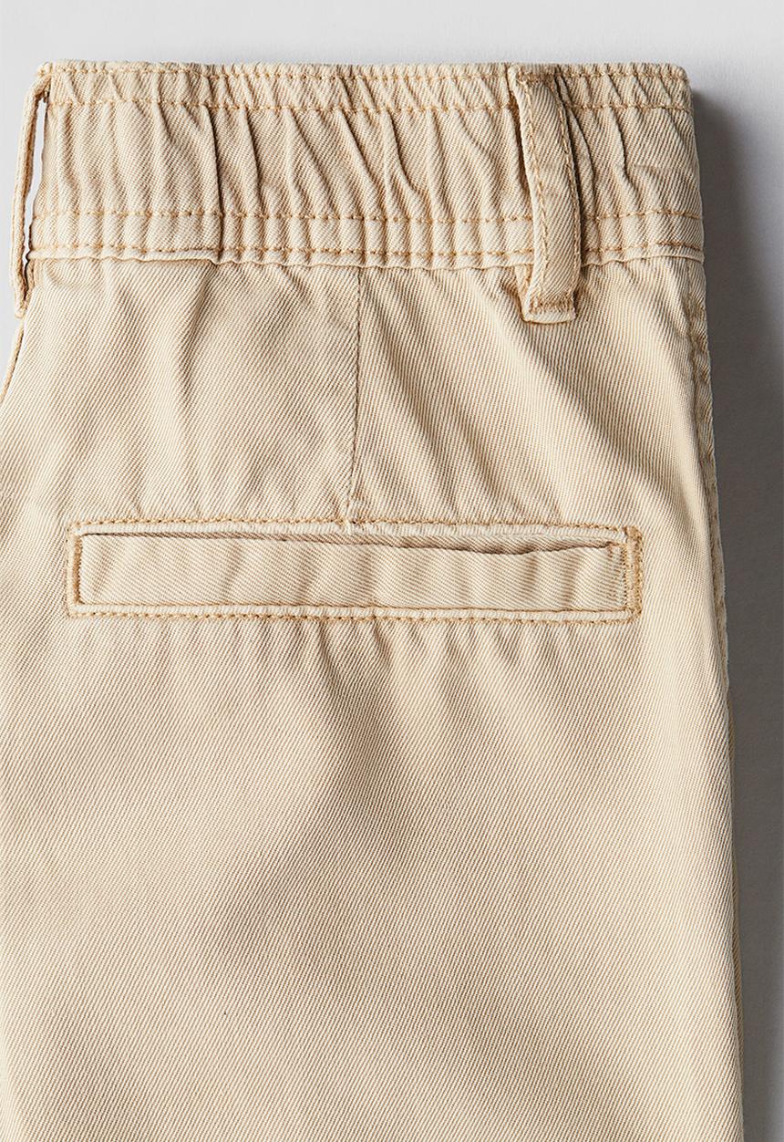H&M - Loose-fit tapered twill chinos - beige