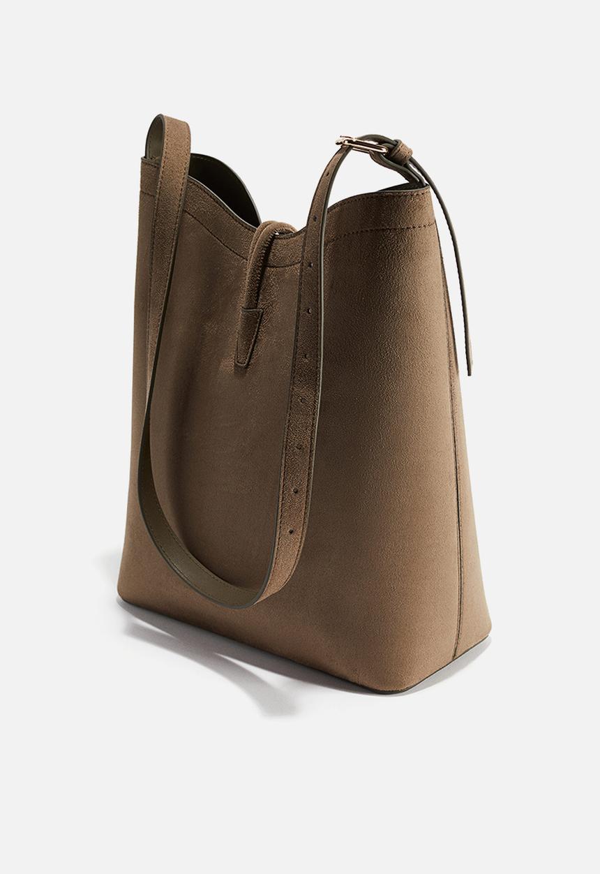H&M - Bucket bag - dark beige