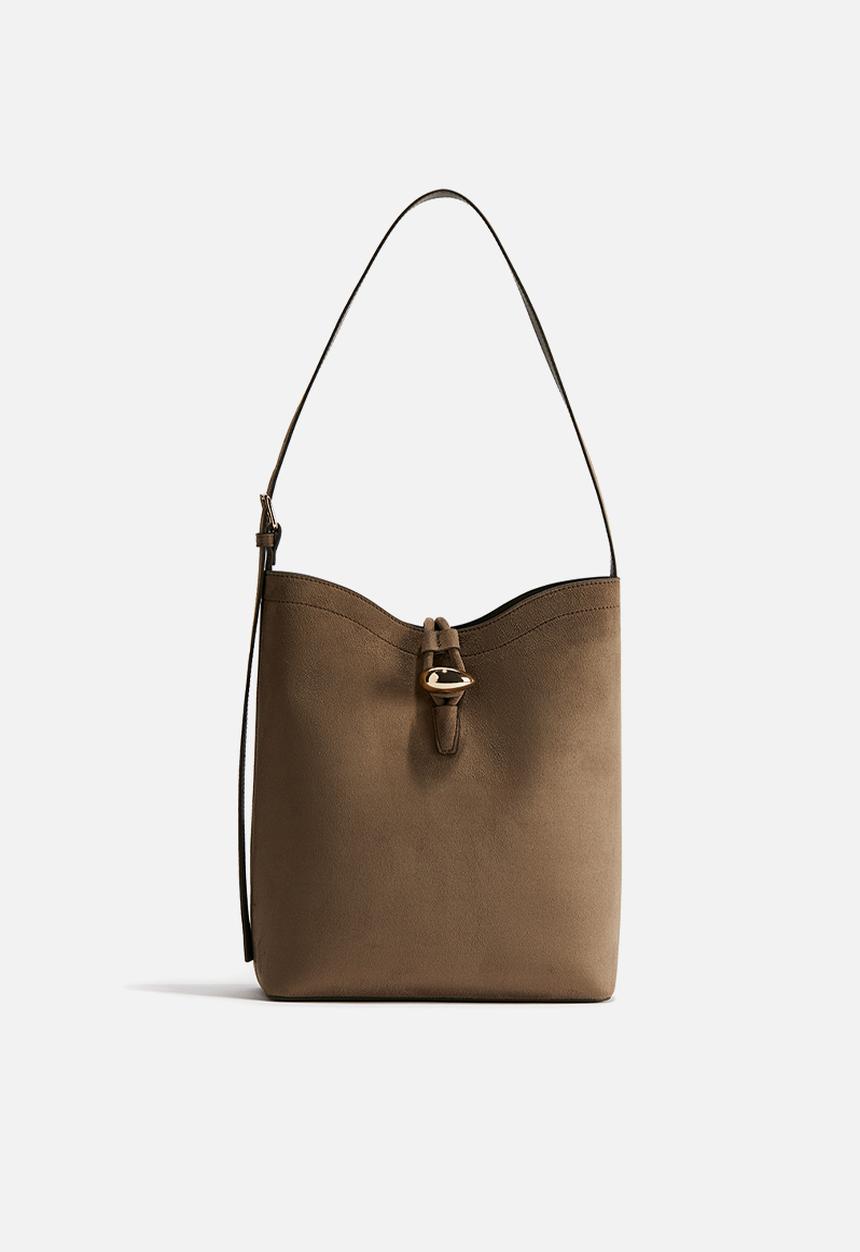 H&M - Bucket bag - dark beige