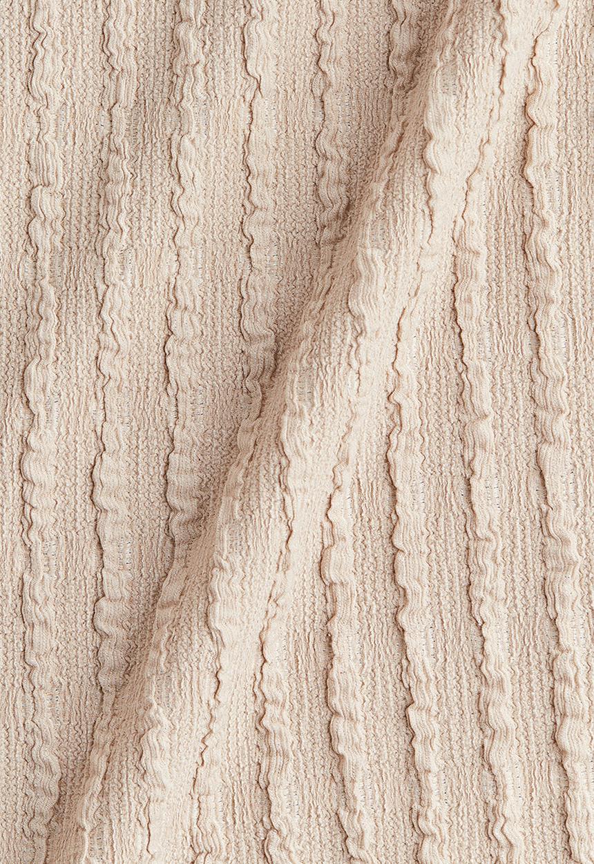 H&M - Textured jersey bandeau dress - beige