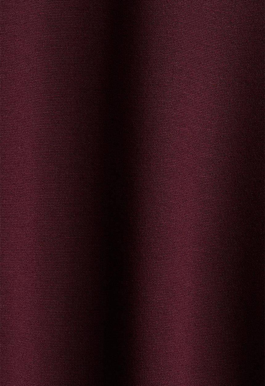H&M - Interlock peplum vest top - burgundy