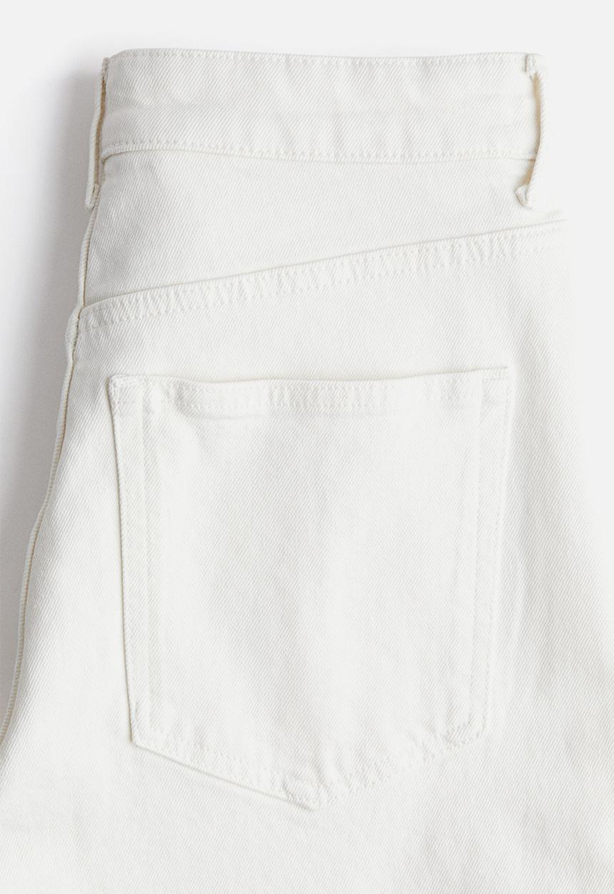 H&M - Wide jeans - white