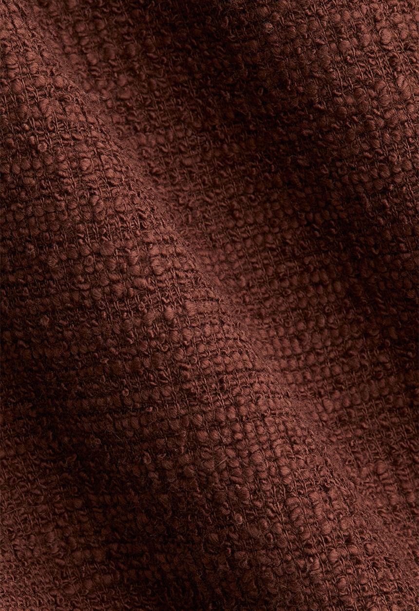 H&M - Fringed bouclé skirt - brown