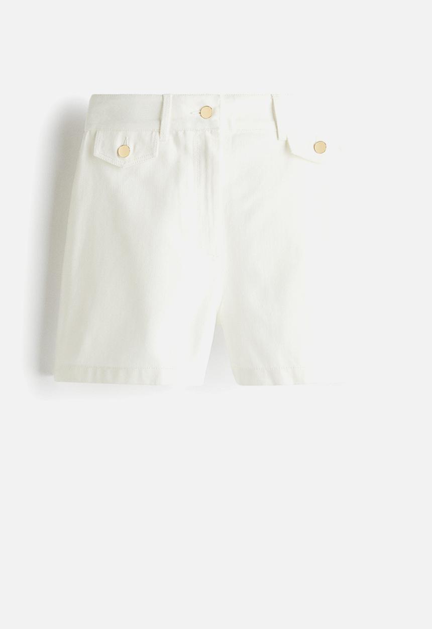 H&M - Cotton shorts - white