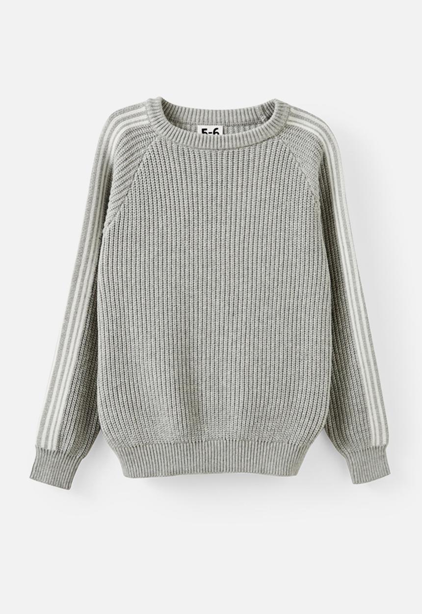 Cotton On - Blake Knit Crew - Grey Marle