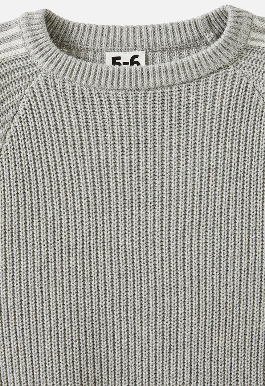 Cotton On - Blake Knit Crew - Grey Marle