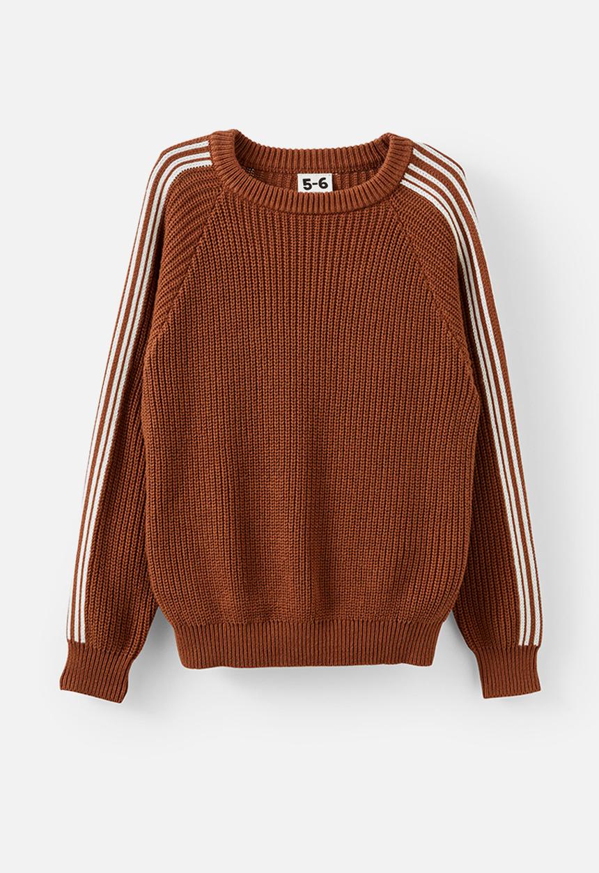 Cotton On - Blake Knit Crew - Chestnut