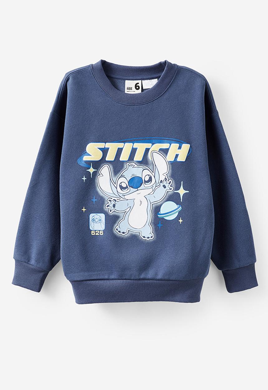 Cotton On - License Sammy Oversized Crew - Lcn Dis Stitch/Deep Dive