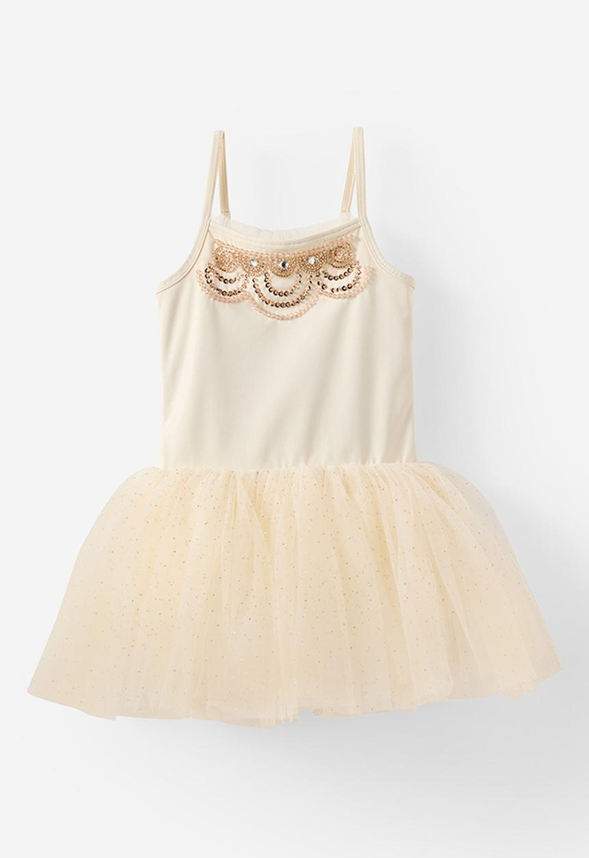 Cotton On - Ellie Dress Up Tutu - Dark Vanilla/Sparkle