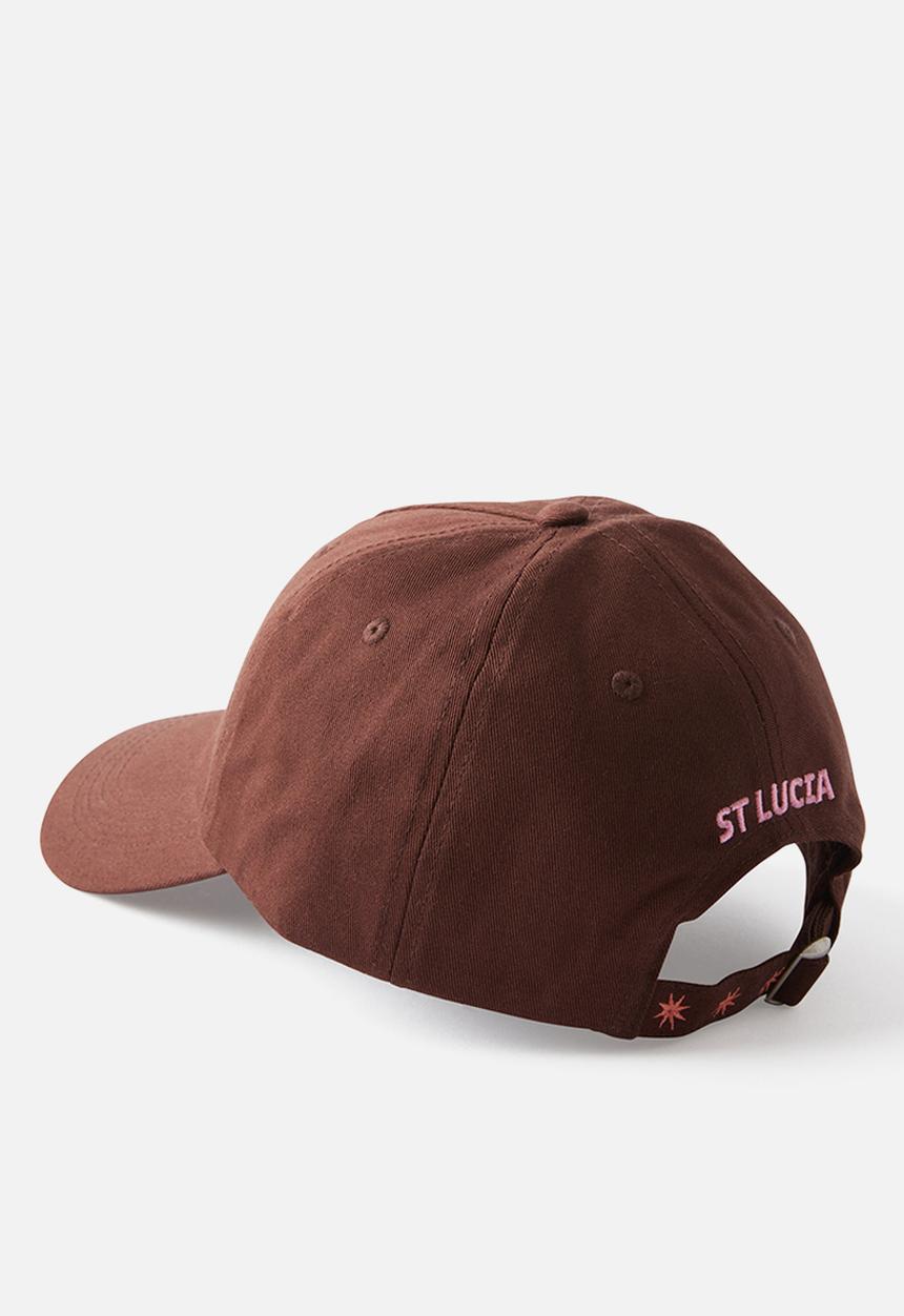 Rubi - The everyday cap-dark oak/ lily flower