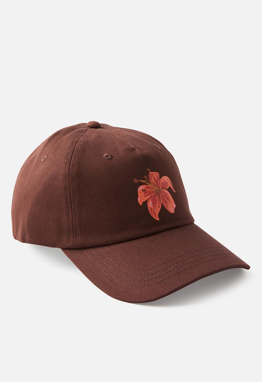 Rubi - The everyday cap-dark oak/ lily flower