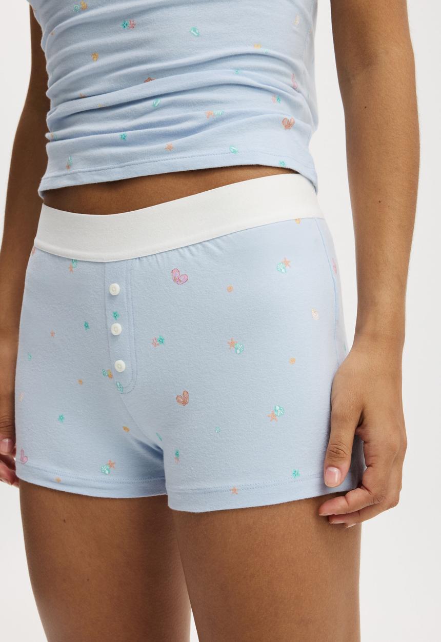 Cotton On - Dreamy soft boyshort - violet blue/ beach comber