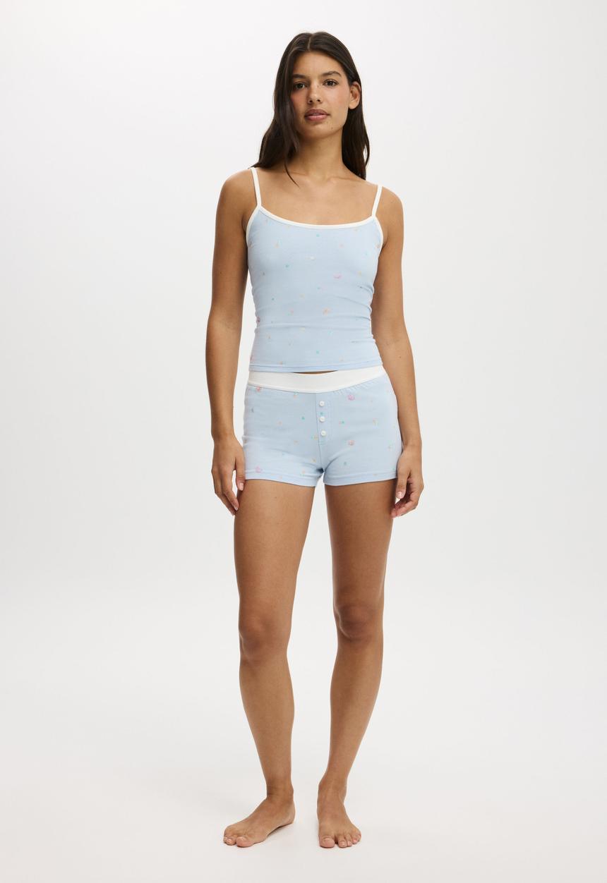 Cotton On - Dreamy soft boyshort - violet blue/ beach comber