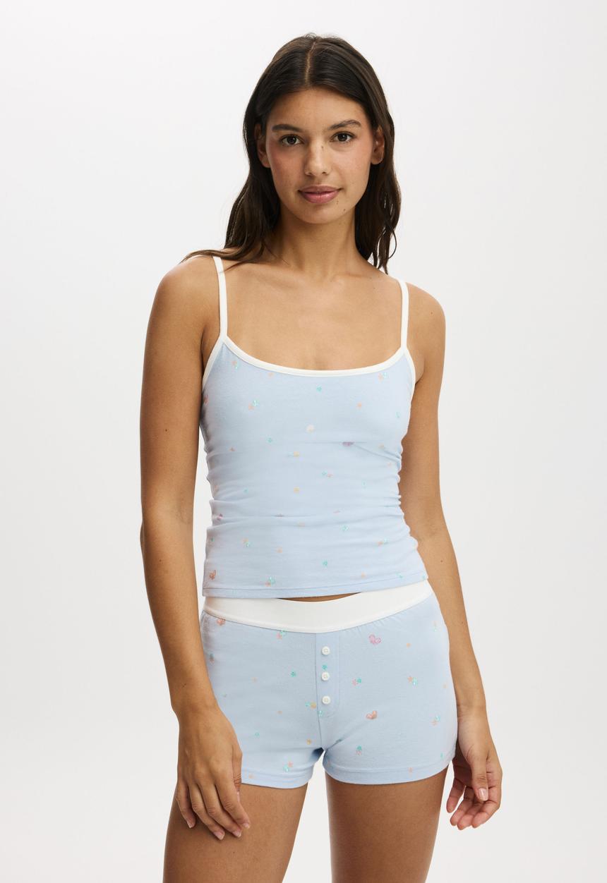 Cotton On - Dreamy soft boyshort - violet blue/ beach comber