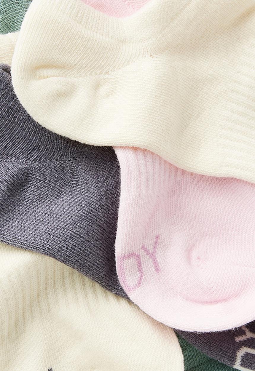 Cotton On - Body low cut sneaker socks 5pk - teal mist multi