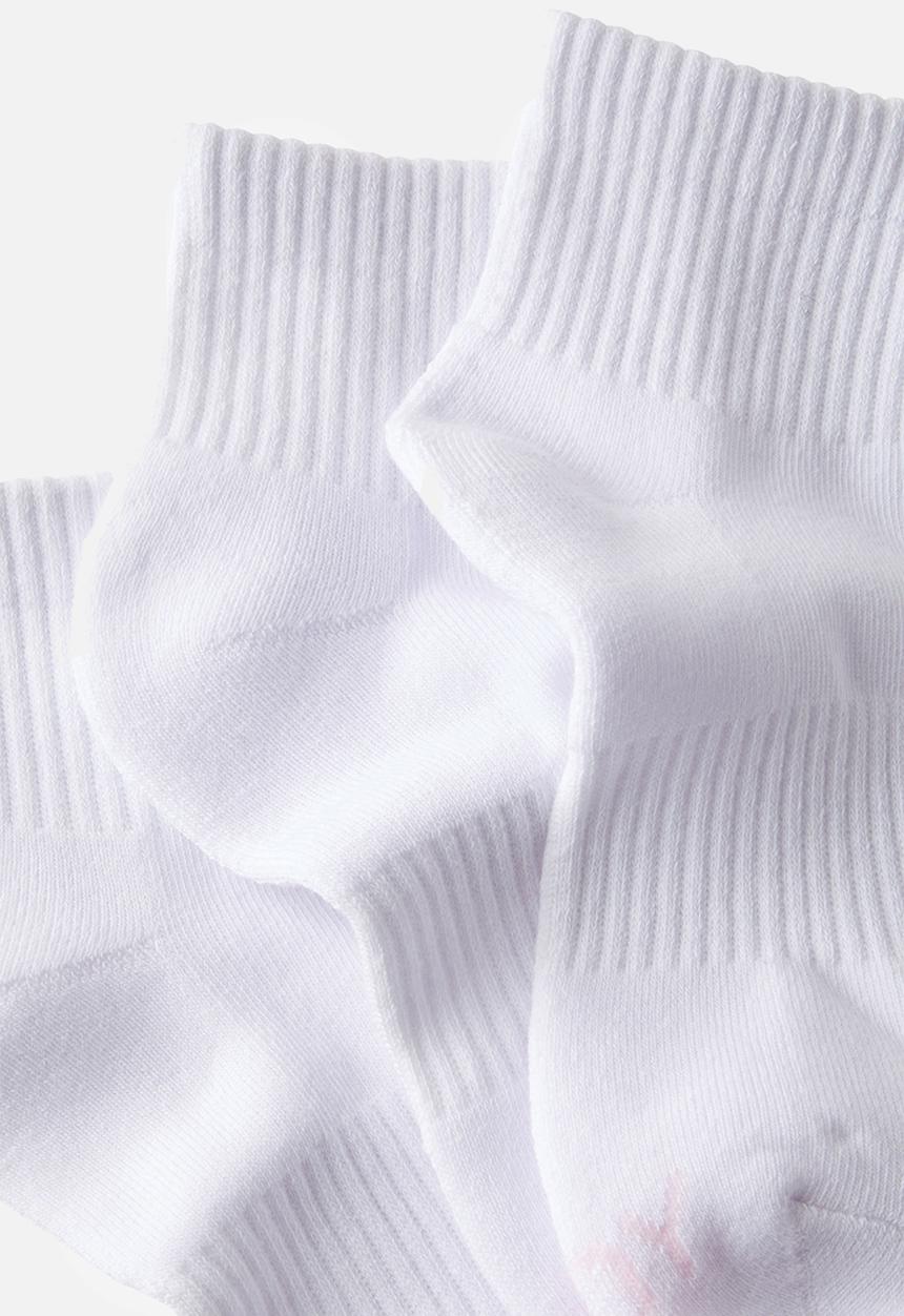 Cotton On - Body qtr crew sock 3pk - white solid