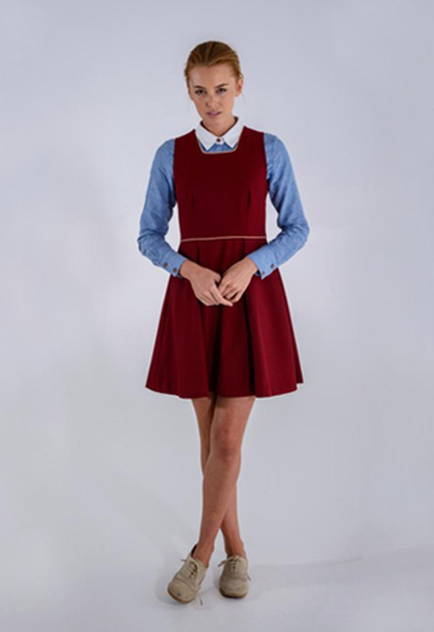 Jane Sews - Fern Tunic – Ox Blood