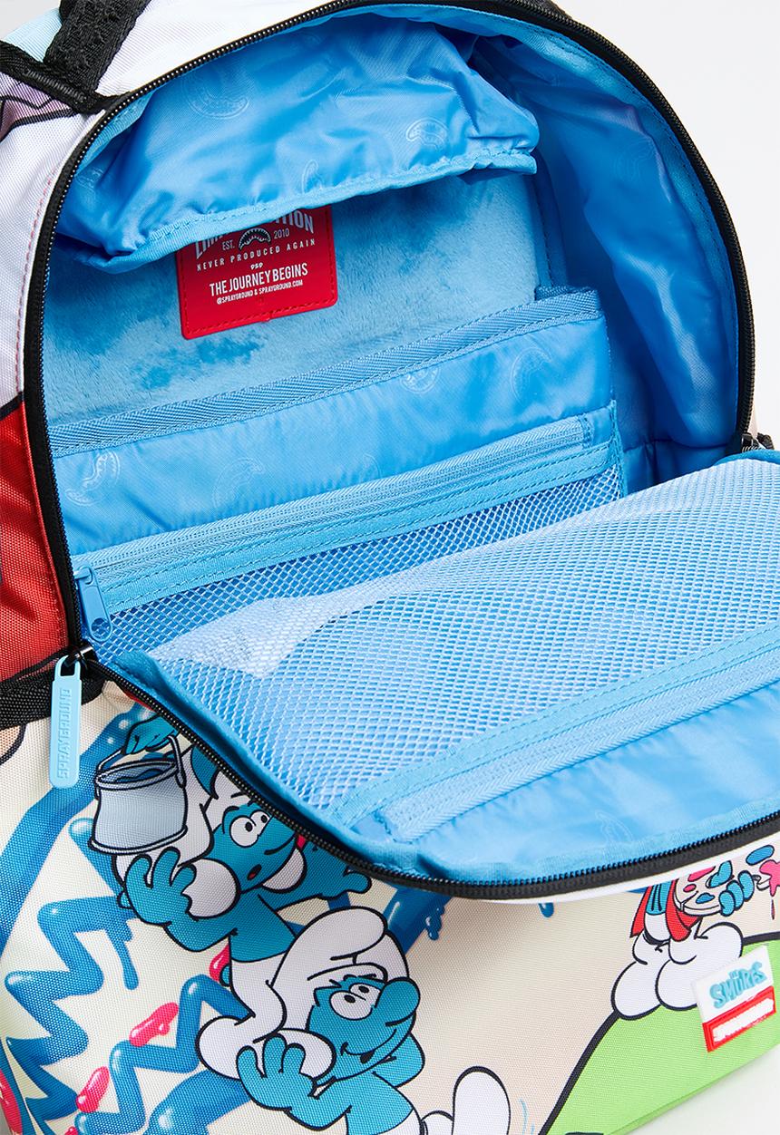 Sprayground - Painting smurfs dlxr backpack- multi