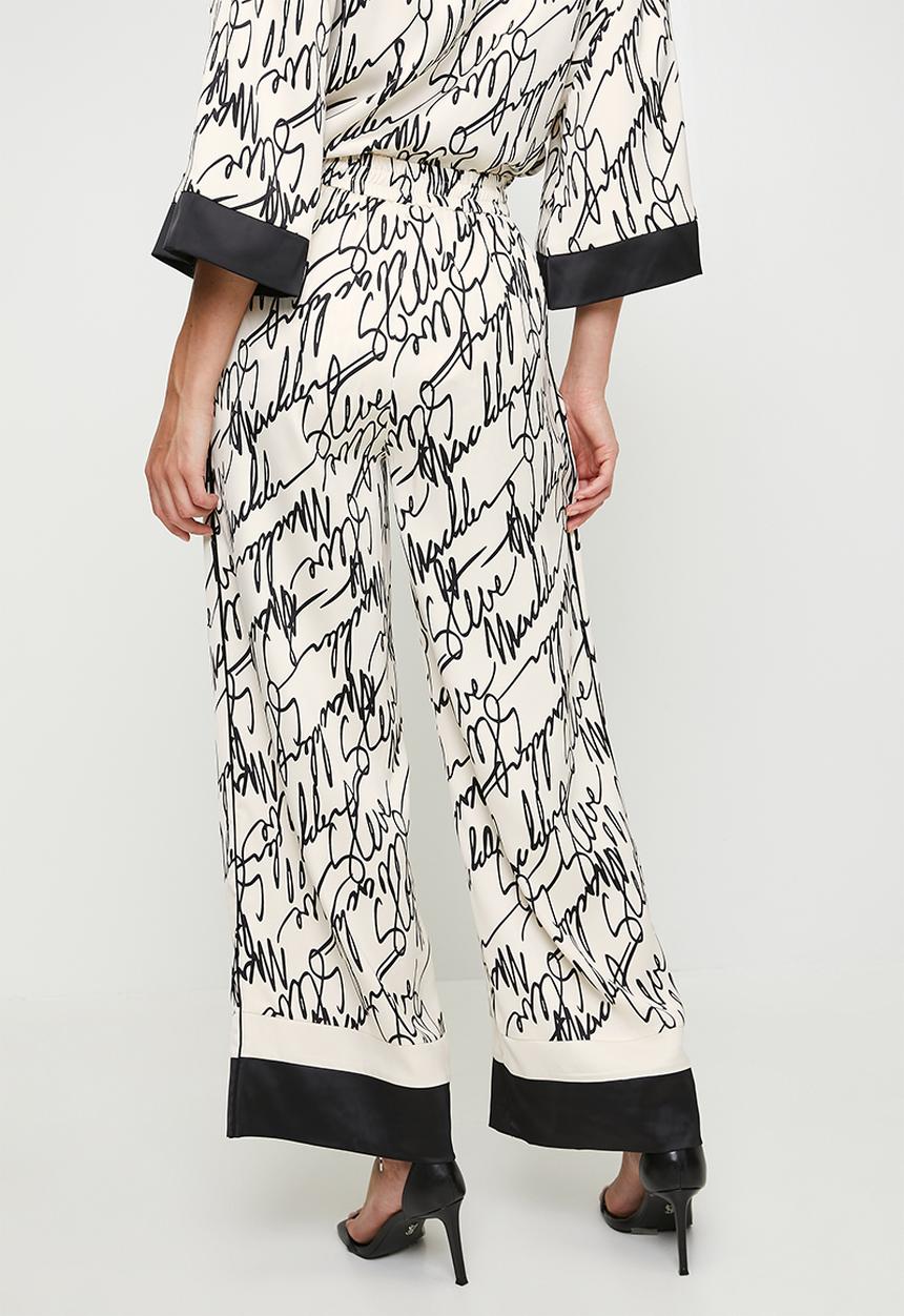 Steve Madden - Ladies parker wide leg pant - white