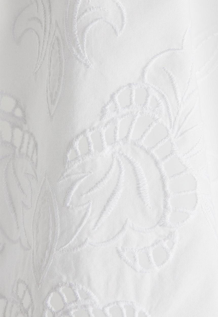 H&M - Broderie anglaise skirt - white