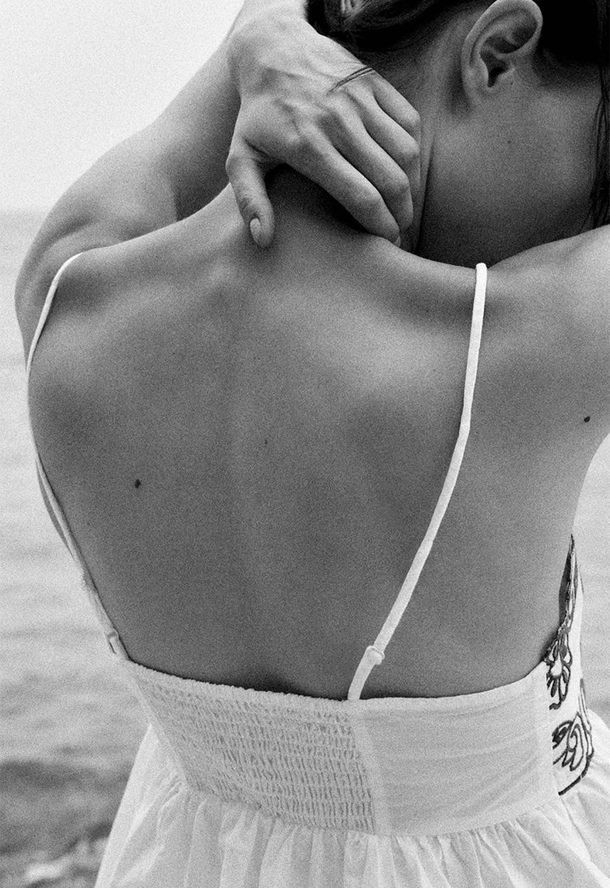 H&M - Broderie anglaise skirt - white