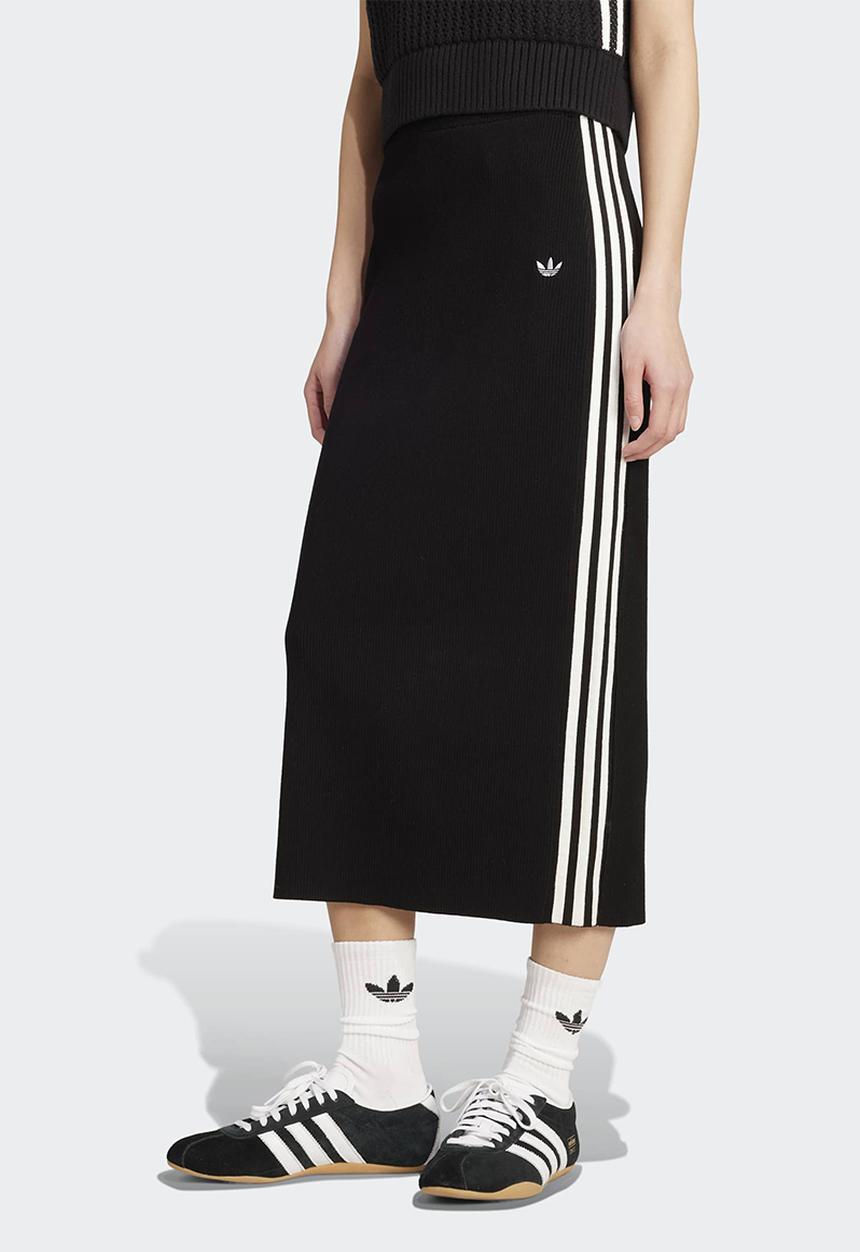adidas Originals - Knit 3S Skirt - Black