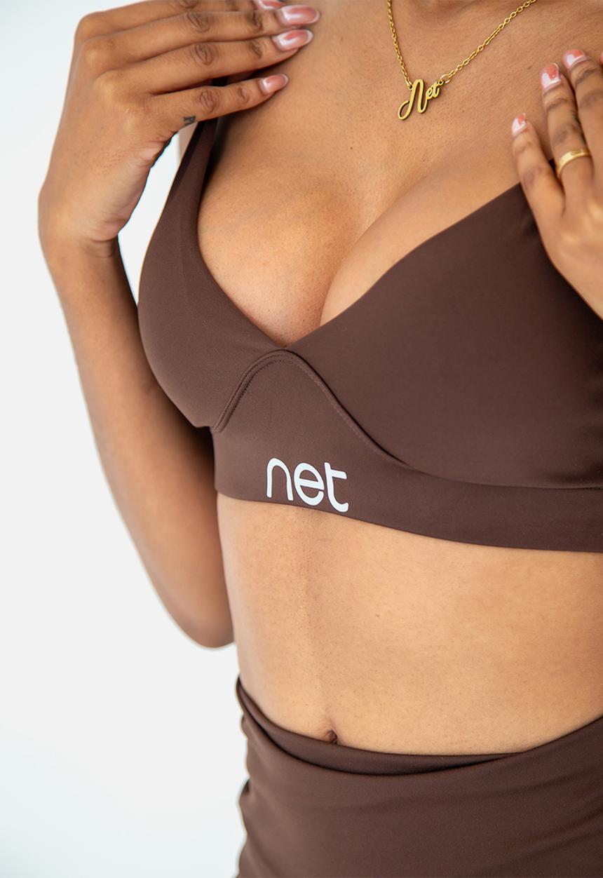 Net Athletic - Latte bra - truffle brown