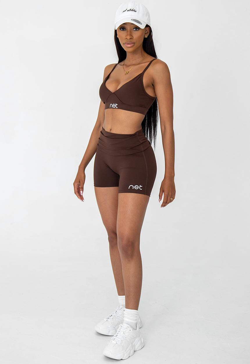 Net Athletic - Latte bra - truffle brown