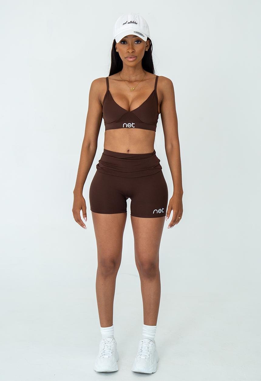 Net Athletic - Latte bra - truffle brown
