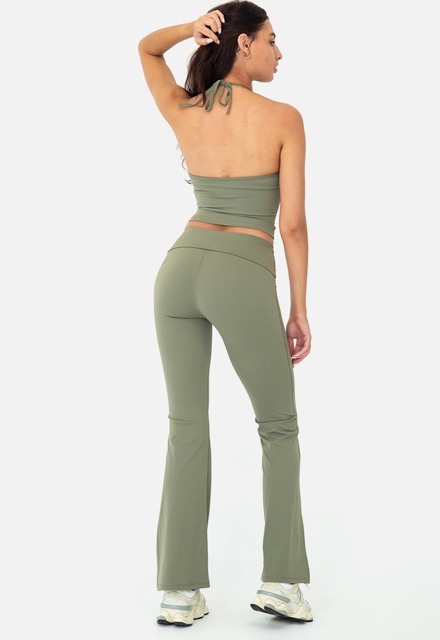 Net Athletic - Matcha flare pants - matcha green