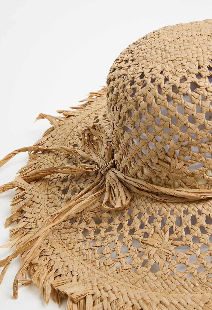 Tessa Design - Carissa woven straw sun hat- natural