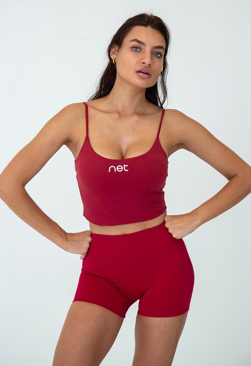 Net Athletic - Amore tank - cherry red