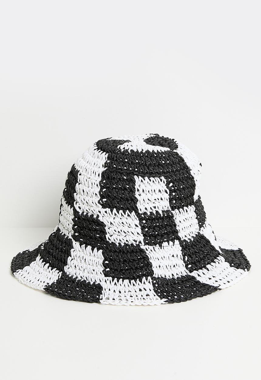 Tessa Design - Dominique straw woven bucket hat-  multi