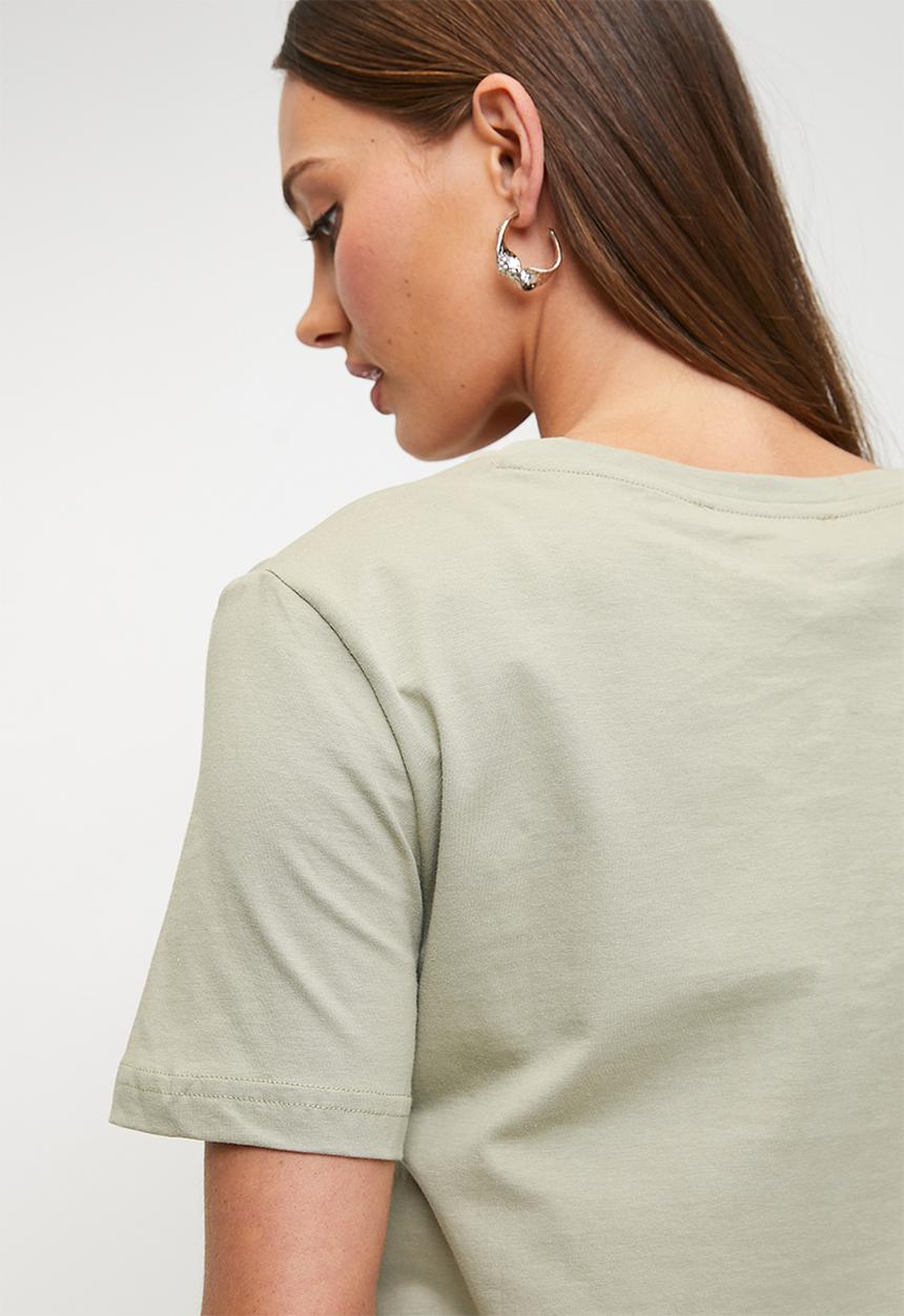 MANGO - T-shirt Chalspic - Khaki