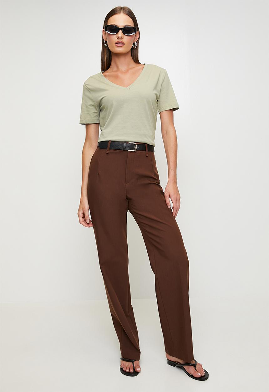 MANGO - T-shirt Chalspic - Khaki