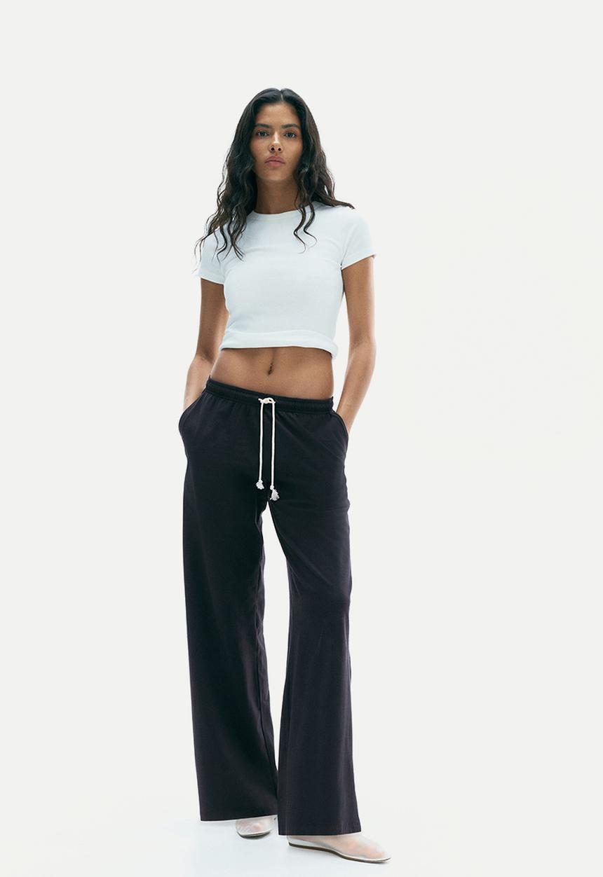 H&M - Wide joggers - dark grey