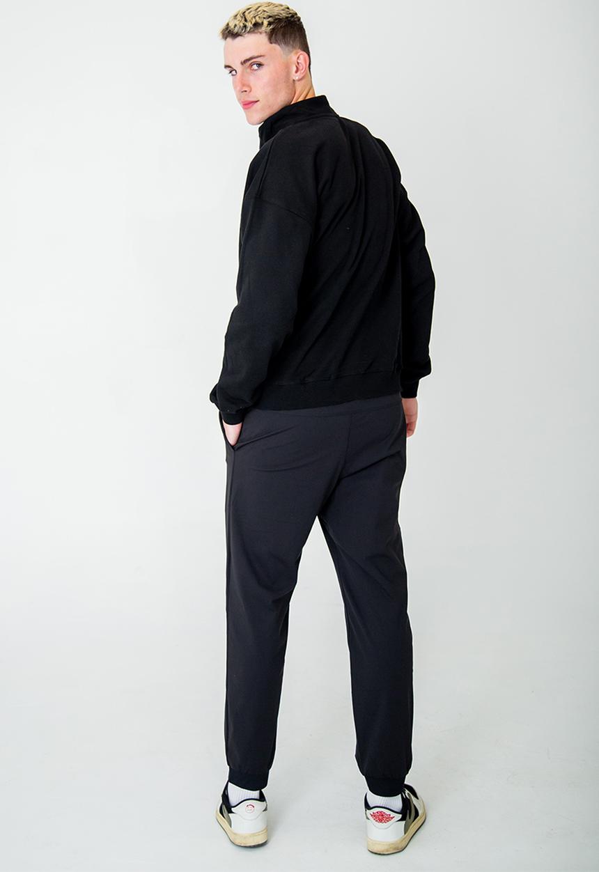 Net Athletic - Baseline 1/4 zip pullover - black