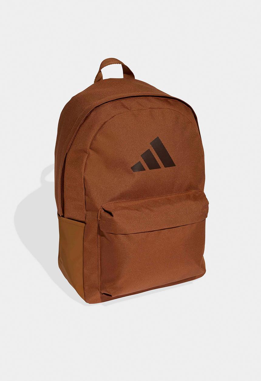 adidas Performance - Classic bars backpack - dusky bronze/aurora coffee