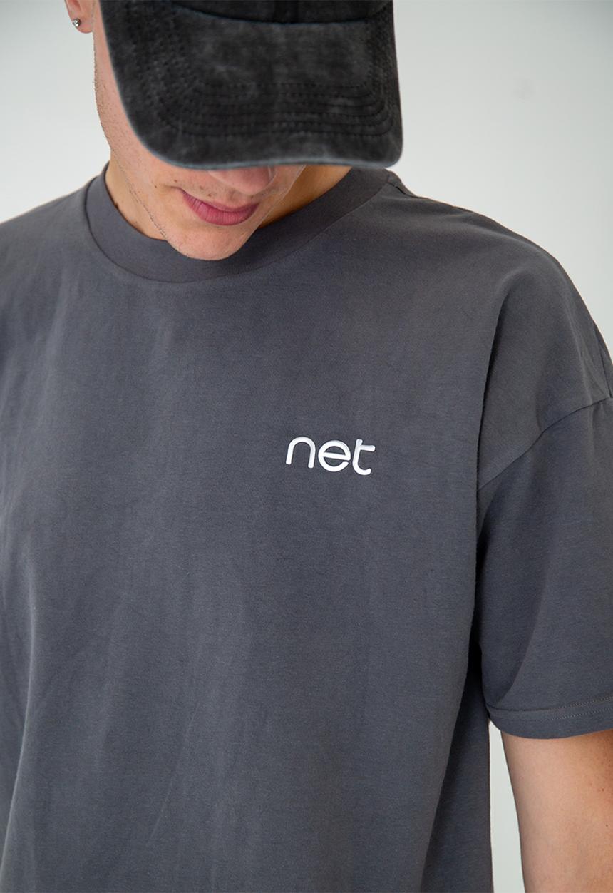 Net Athletic - Baseline tee - coal grey