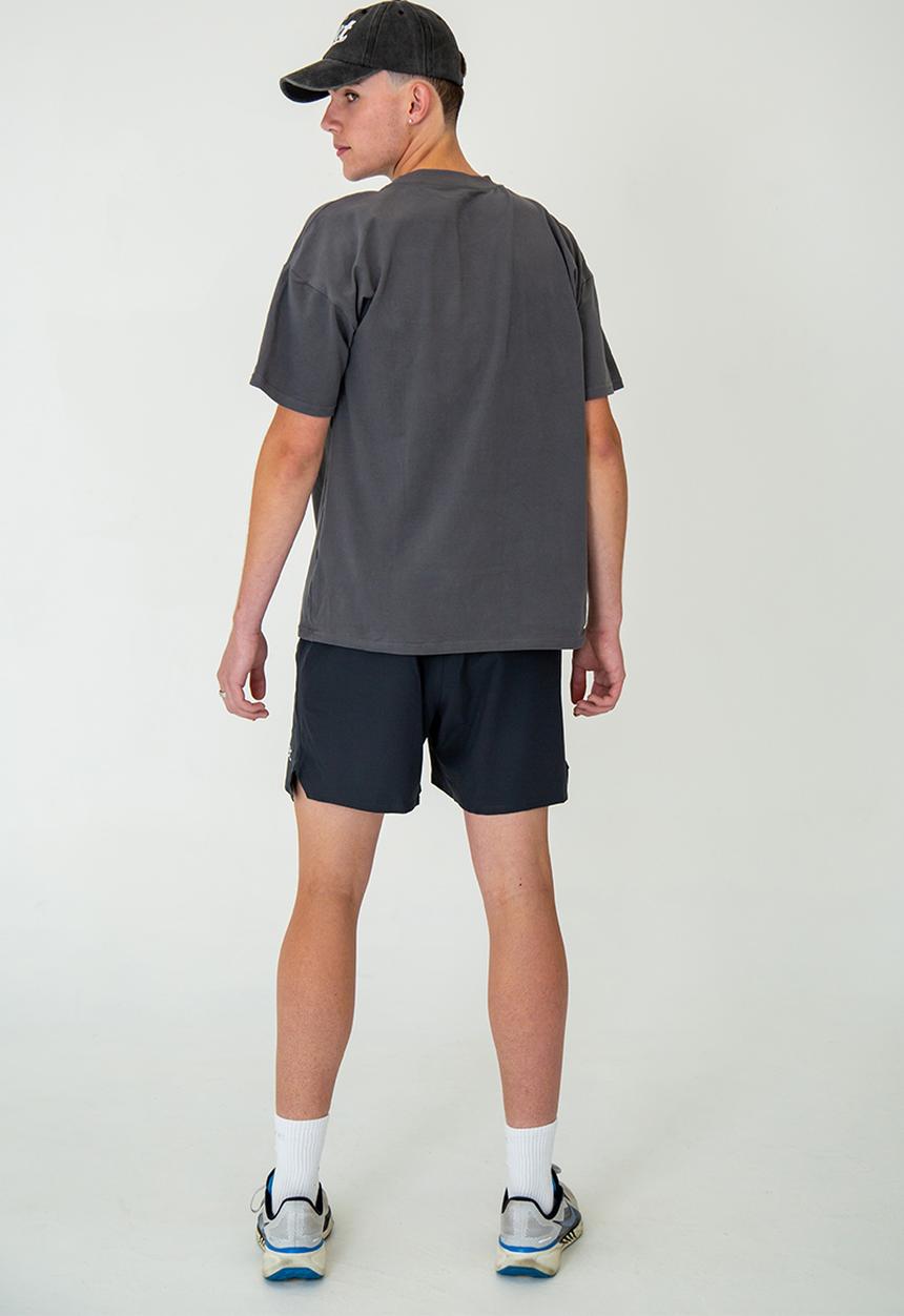 Net Athletic - Baseline tee - coal grey